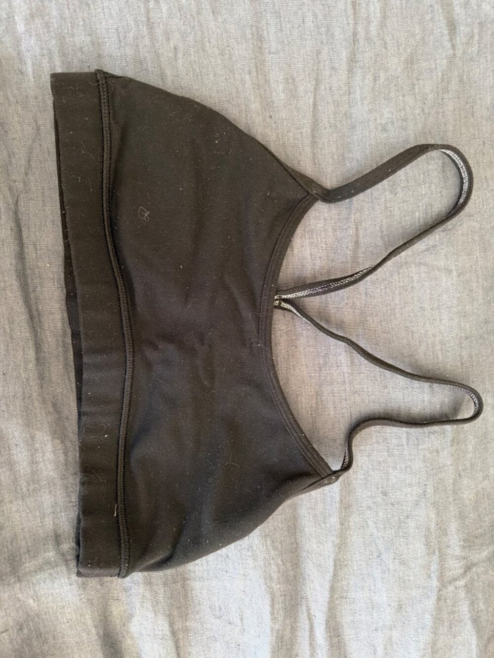 Lululemon Black Strappy Sports Bra Size 6